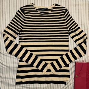 Ralph Lauren Striped Wool Top